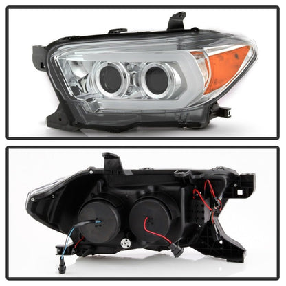 Spyder Signature Projector Headlights Chrome Toyota Tacoma 2016 - 2018 | 5085825 - JDMuscleHeadlight Projectorsspy5085825