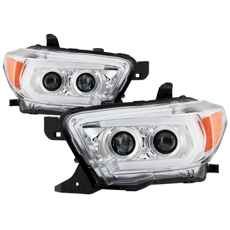 Spyder Signature Projector Headlights Chrome Toyota Tacoma 2016 - 2018 | 5085825 - JDMuscleHeadlight Projectorsspy5085825