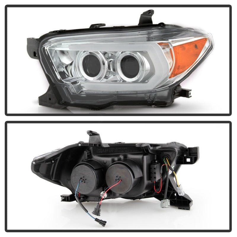 Spyder Signature Projector Headlights Chrome Toyota Tacoma 2016 - 2018 | 5086570 - JDMuscleHeadlight Projectorsspy5086570