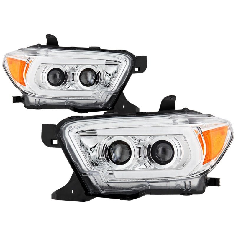 Spyder Signature Projector Headlights Chrome Toyota Tacoma 2016 - 2018 | 5086570 - JDMuscleHeadlight Projectorsspy5086570