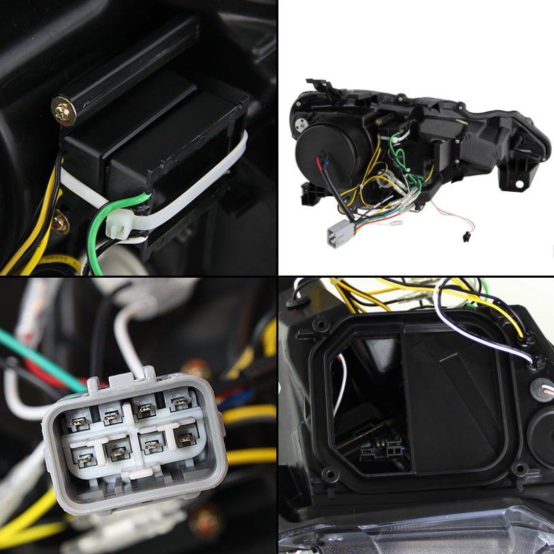 Spyder Subaru BRZ 12 - 14 Projector Headlights CCFL Halo DRL LED Black PRO - YD - SUBRZ12 - CCFL - BK - JDMuscleNon - Categorizedspy5075444