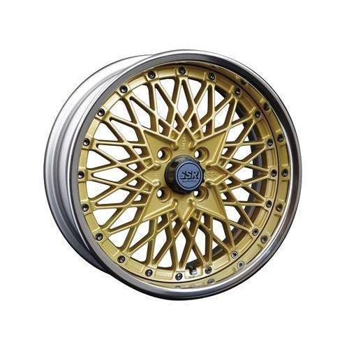 SSR Formula Mesh 18x8.5 +43 Offset NR 5x114.3 *FM Gold Wheel - Universal-FM18850+43L5GXG-Wheels-SSR Wheels-JDMuscle