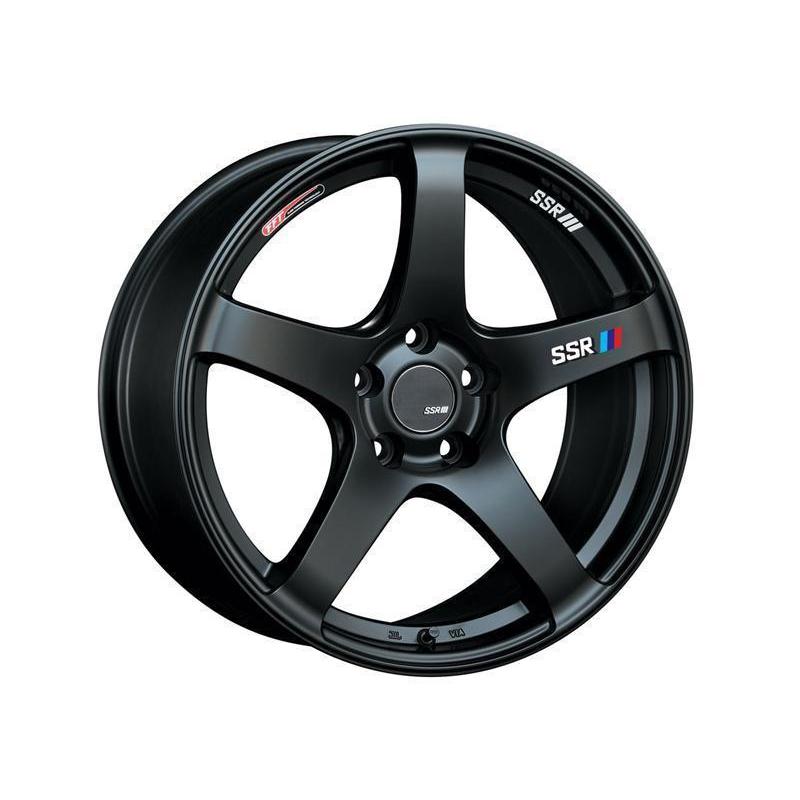 SSR GTV01 18x8.5 5x100 44mm Offset Flat Black Wheel Set - Universal-T418850+4405CMB-Wheels-SSR Wheels-JDMuscle