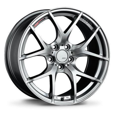 SSR GTV03 18x8.5 5x114.3 40mm Offset Glare Silver Wheel - Universal-T618850+4005GGL-Wheels-SSR Wheels-JDMuscle