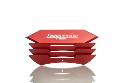 STI Louvre Cover - 08' + STI - JDMuscleLV151-EJ-RDWrinkle Red