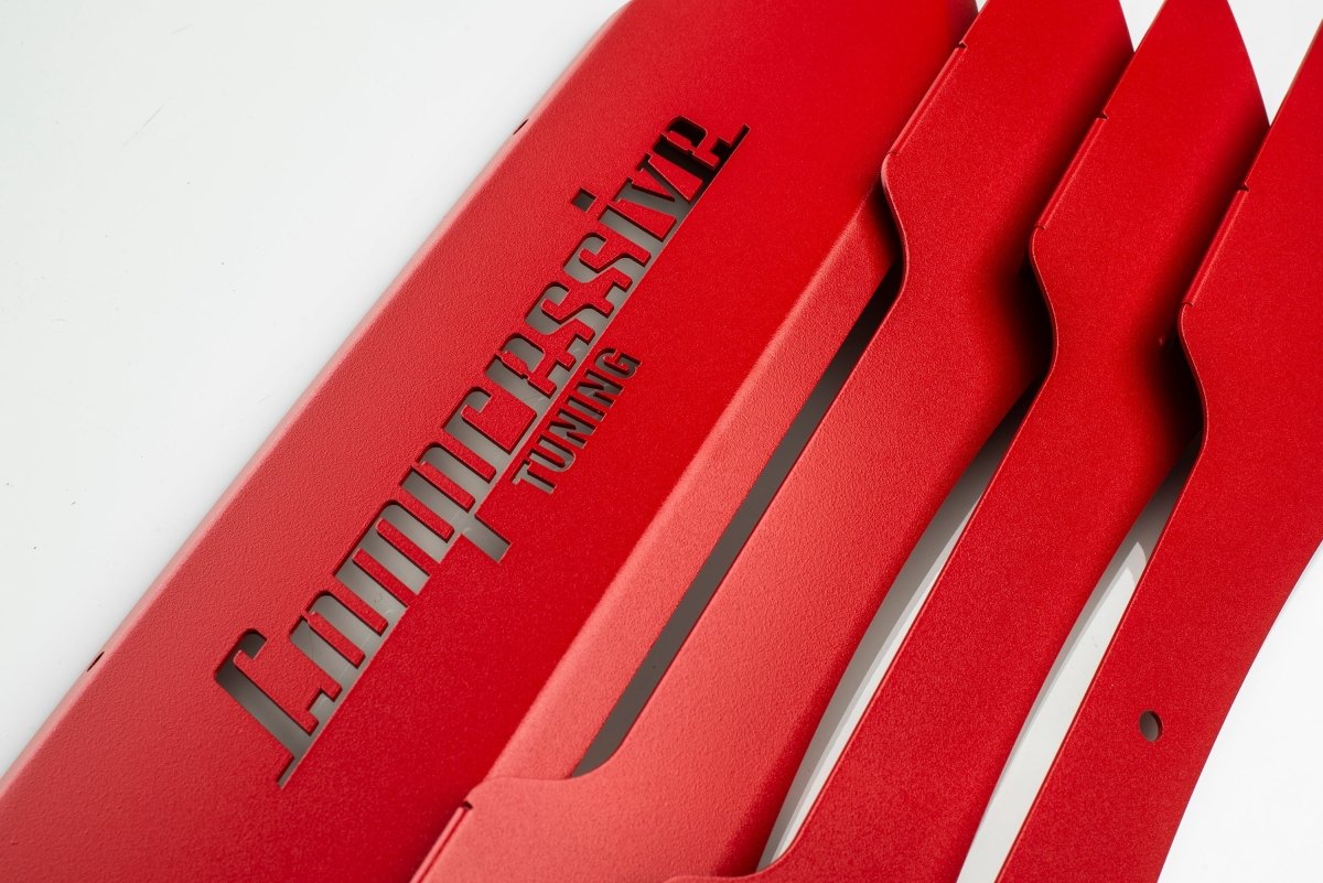 STI Louvre Cover - 08' + STI - JDMuscleLV151-EJ-RDWrinkle Red