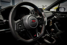 Sticker Fab [22 - 26 WRX] Printed Series Steering Wheel Emblem Overlay - Gloss Carbon Look + Red | ST - 01GR - JDMuscleOrnaments and EmblemsST-01GR