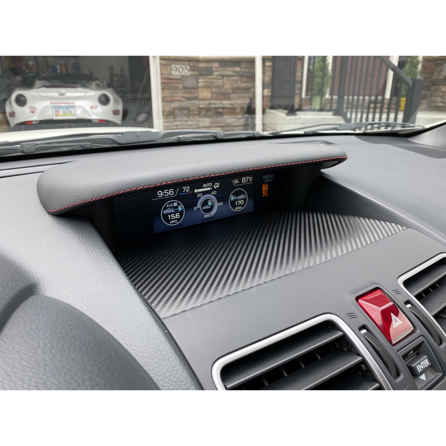 Sticker Fab 3D Carbon Center Instrument Panel Dash Trim - 15+ WRX / STI-Stickers and Vinyls-Sticker Fab-JDMuscle