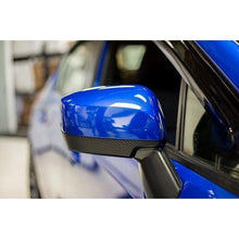 Sticker Fab 3D Carbon Fiber Lower Mirror Overlays | Pair WRX/STI 2015 2016 2017 2018 2019 Models