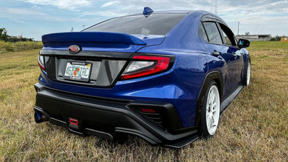 StickerFab [22 - 26 WRX] Printed Series Front and Rear Emblem Overlays | Gloss / Red | ST - 02GR - JDMuscleOrnaments and EmblemsST-02GR