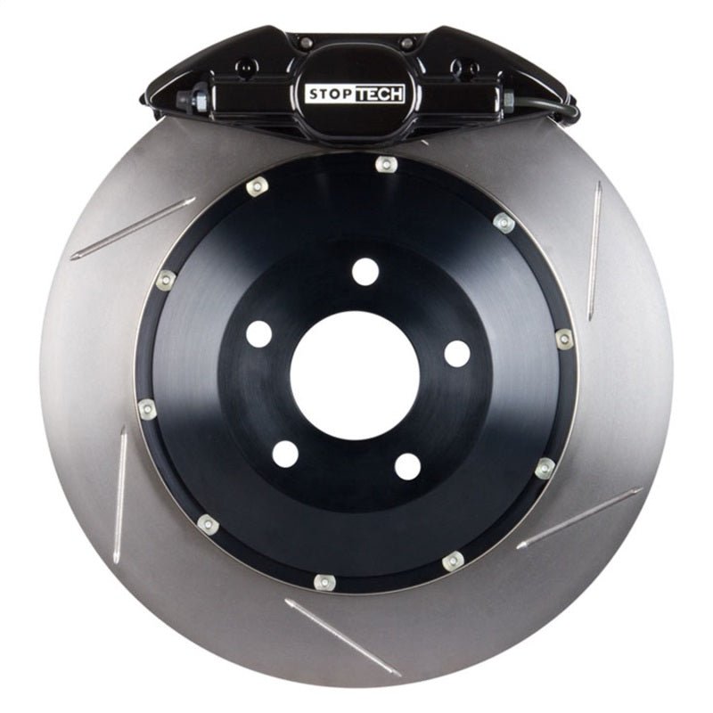 StopTech 98 - 01 Subaru Impreza 2.5L/RS Rear ST - 22 Black 328x28mm Slotted Rotors - JDMuscleNon - Categorizedsto83.837.0023.51