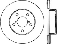 StopTech Power Slot 92 - 97 Subaru SVX Front Right Cryo Slotted Rotor - JDMuscleNon - Categorizedsto126.47014CSR