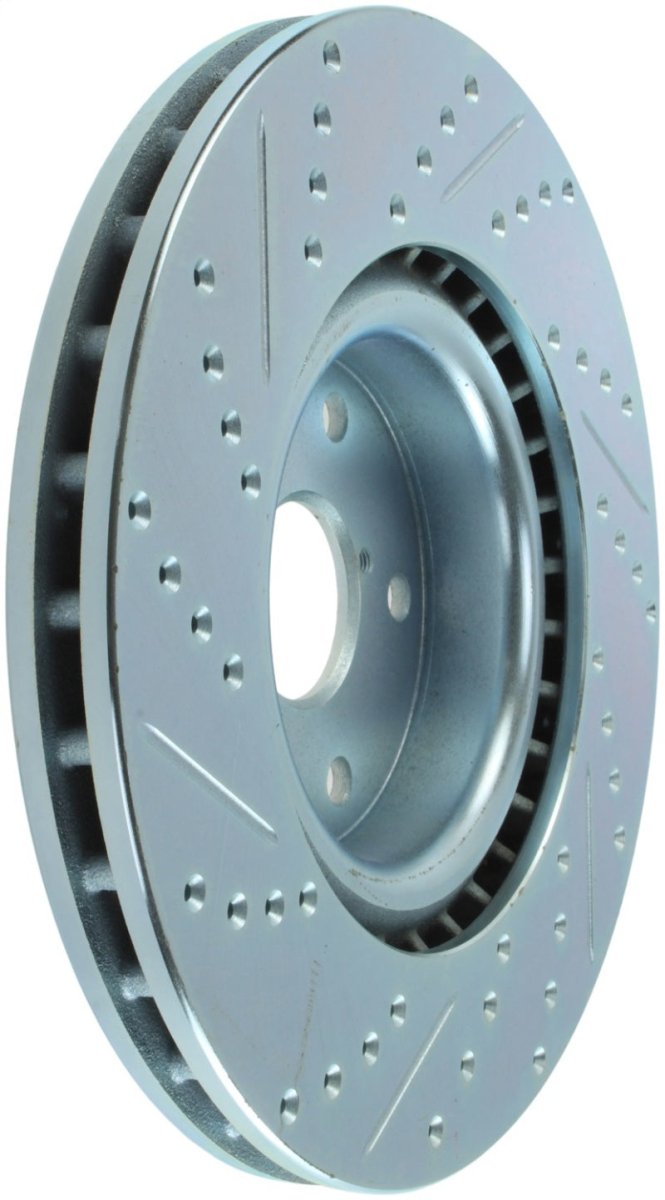 StopTech Select Sport 13 - 17 WRX STI Slotted and Drilled Left Rotor - JDMuscleNon - Categorizedsto227.47022L