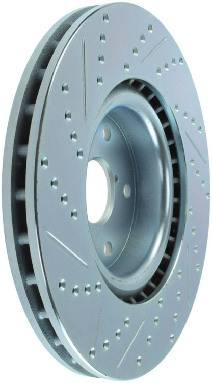 StopTech Select Sport 13 - 17 WRX STI Slotted and Drilled Left Rotor - JDMuscleNon - Categorizedsto227.47022L