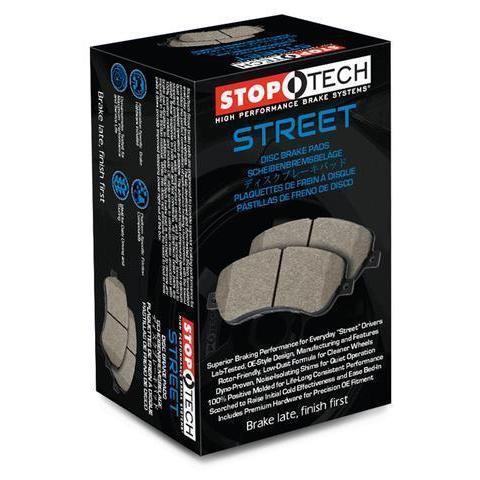 StopTech Street Touring Front Brake Pads Subaru STI 2004-2017 / EVO 8 / EVO 9 / EVO X / Genesis Coupe 2010-2014 (308.1001)-st308.1001-308.1001-Brake Pads-Stop Tech-JDMuscle