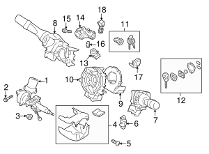 Subaru 13 - 16 FR - S/ 13+ BRZ/ 17+ Toyota 86 OEM Key Cylinder Cap Cover | 34348CA000VH - JDMuscleInterior AccessoriesSUB34348CA000VH