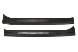 Subaru OEM JDM S4 SporVita Black Etched Door Sills WRX 15 - 21 / WRX STI 15 - 21 | E1017VA500 - JDMuscleTrim KitsSUBE1017VA500