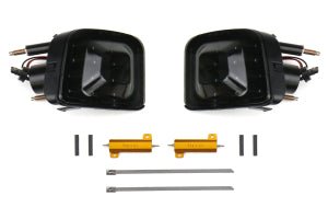 SubiSpeed [15-17 WRX/STI] USDM LED Front Turn Signal Housings Smoked | 15WRXFTURN-SB - JDMuscleLED LightingSBS15WRXFTURN-SB
