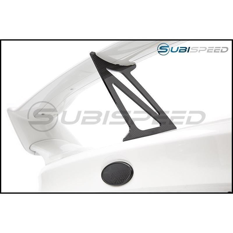 SUBISPEED CARBON WING STIFFENER - 2015+ WRX / STI WITH STI WING-WS-24001C-WS-24001C-Spoiler and Wing Accessories-SubiSpeed-JDMuscle