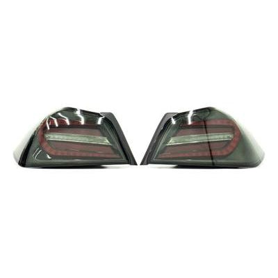 SubiSpeed JDM Style Sequential Tail Lights Subaru WRX / STI 2015-2020 (Pair)-15WRX.JDMTL.1-15WRX.JDMTL.1-Tail Lights-Subispeed-Smoked-JDMuscle