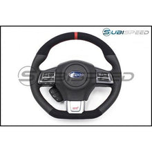SUBISPEED KV STYLE ALCANTARA FIBER / LEATHER STEERING WHEEL - 2015+ WRX / 2015+ STI