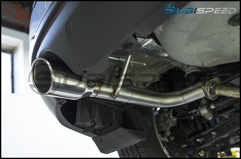 Subispeed Muffler Delete Polished Tips Subaru Forester 2014-2018 | SS-FXTMUFDEL-SSPOL - JDMuscleAxle Back ExhaustsSBSSS-FXTMUFDEL-SSPOL