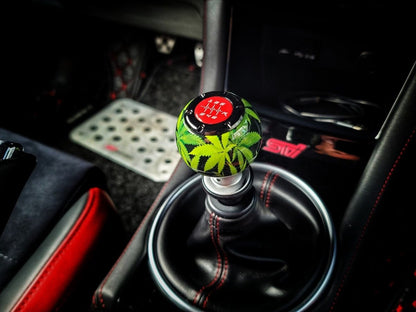 Suya Performance Billet Aluminum Shift Knob MT/ CVT Subaru - JDMuscleShift KnobsMTMarijuana Leaf