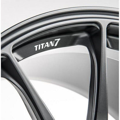 Titan 7 18 Inch T-R10 Satin Titanium Forged Wheels For Honda Civic Type R FK8