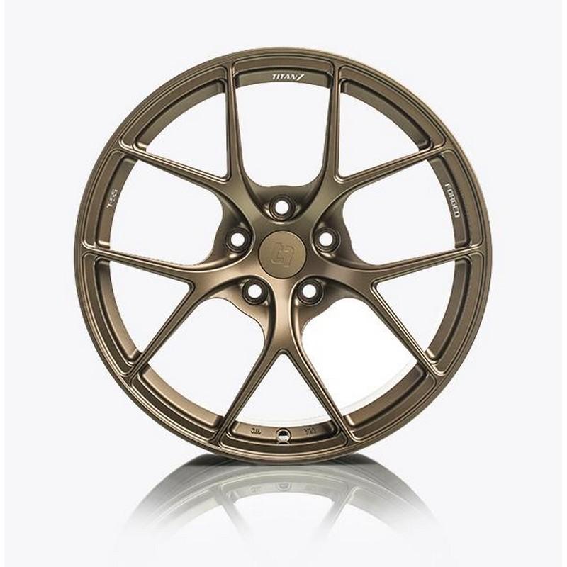 Titan 7 18 Inch T-S5 Techna Bronze Forged Wheels For Honda Civic Type R FK8-TS501895045512064TB-TS501895045512064TB-Wheels-Titan 7-JDMuscle