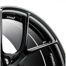 Titan 7 T-S5 Machine Black Forged Wheels For Acura NSX NC1