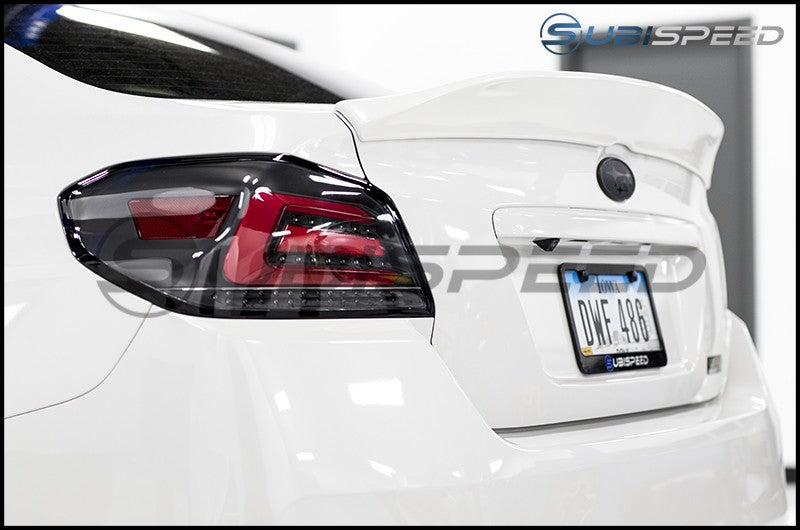 OLM 15-21 Subaru WRX/STI HIGH POINT DUCKBILL TRUNK SPOILER CRYSTAL WHITE PEARL | A.70026.1-K1X