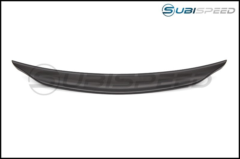 OLM HIGH POINT MATTE BLACK DUCKBILL TRUNK SPOILER 15-21 Subaru WRX & STI | A.70026.1-MBK