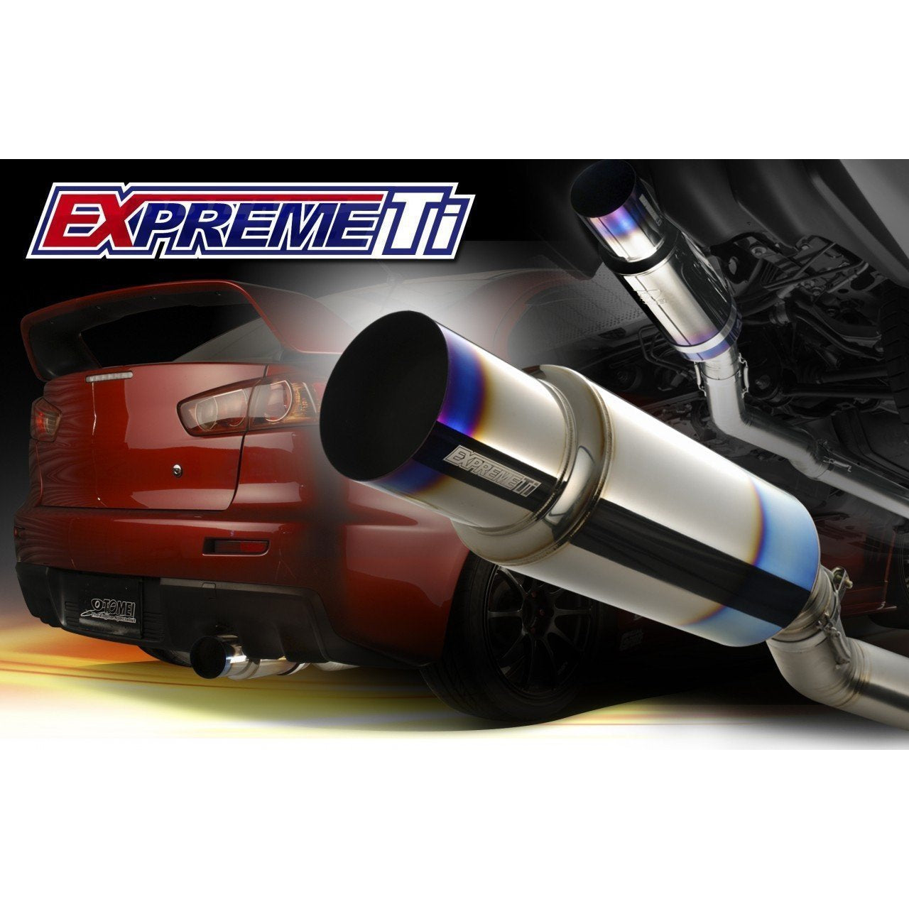 【Evo X】Tomei Expreme Ti キャタデリ CZ4A 東名 Tomei Expreme Ti Titanium Cat Back Exhaust Mitsubishi EVO X 2008