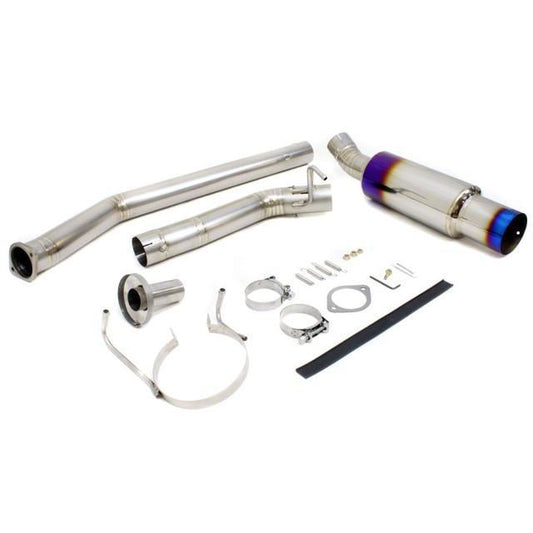 Tomei Expreme Titanium Cat Back Exhaust Nissan 240SX S13 1989-1994-TB6090-NS08A-Cat Back Exhaust System-Tomei-JDMuscle