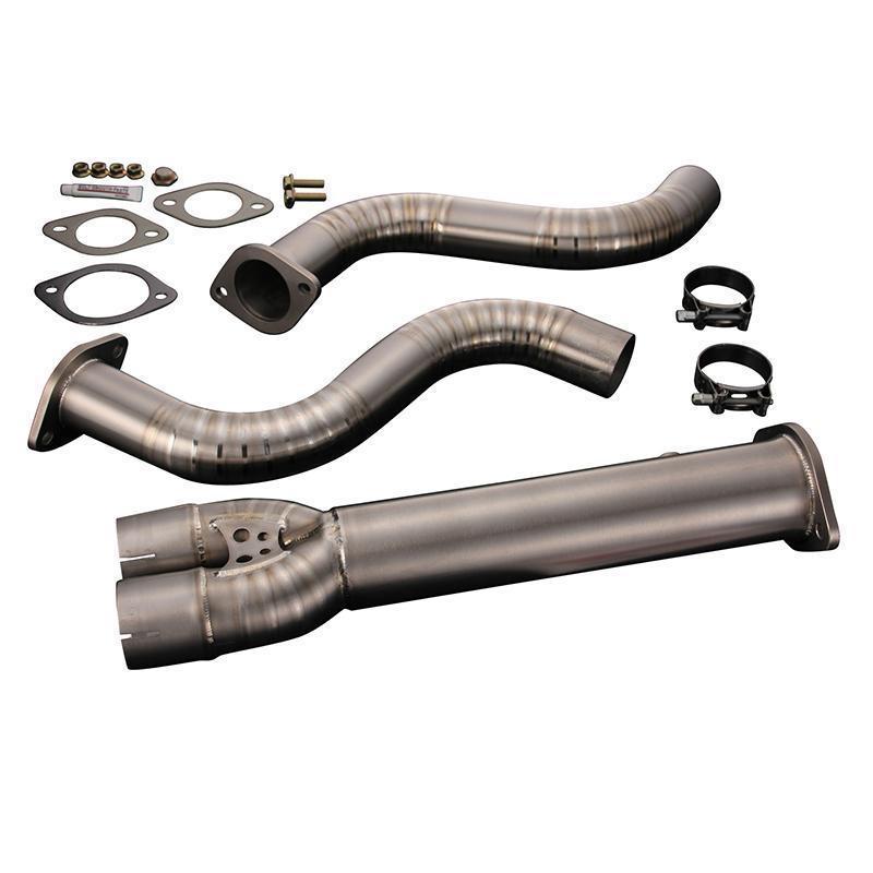 Tomei Full Titanium Mid Y-Pipe Nissan 350z 2003-2009 / Nissan 370z 2009+-TB6110-NS02A-Front Pipes and Downpipes / Y-Pipes-Tomei-JDMuscle