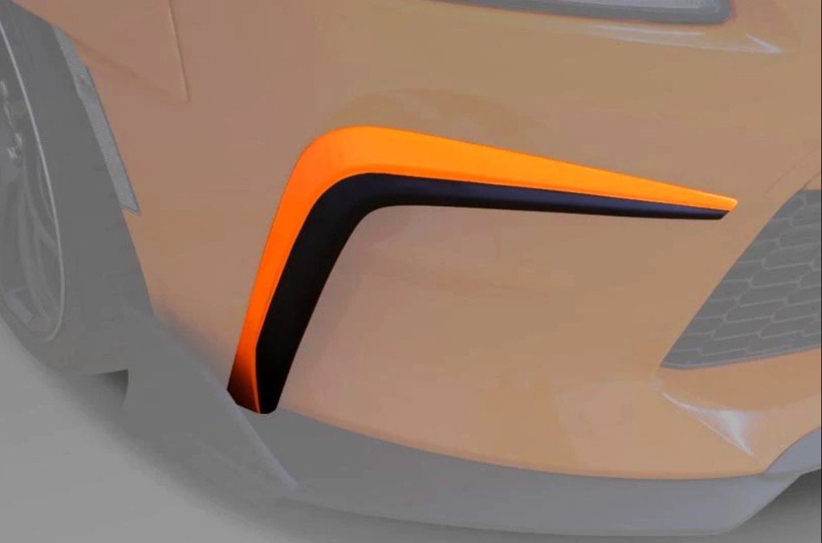TOM'S 2022+ GR86 Front Bumper Garnishes Unpainted | 52111 - TZN80 - Z - JDMuscleExterior Garnishes52111-TZN80-Z