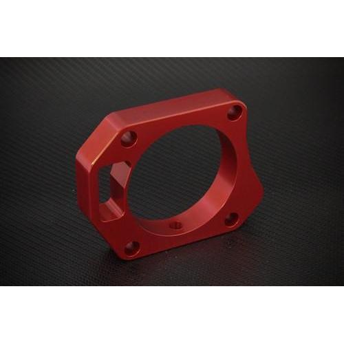 Torque Solution 70mm Throttle Body Spacer (Red) 2006-2011 Honda Civic Si-tqsTS-TBS-015R-Throttle Bodies-Torque Solution-JDMuscle