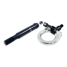 Torque Solution Billet Front Tow Hook W/ Go Pro Mount Silver WRX/STI 15-2019