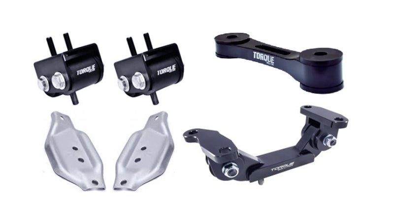 Torque Solution Engine Trans Pitch Mount Kit w/ Mount Plates: WRX 2002-2014 / STI 2004+ | TS-SU-123.2-PL - JDMuscleEngine MountstqsTS-SU-123.2-PL