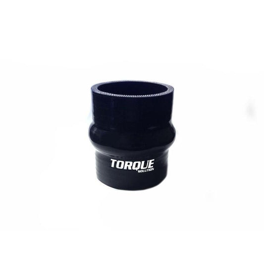 Torque Solution Hump Silicone Coupler - Universal-tqsTS-CPLR-H25BK-Universal Hoses / Clamps-Torque Solution-2.5"-JDMuscle