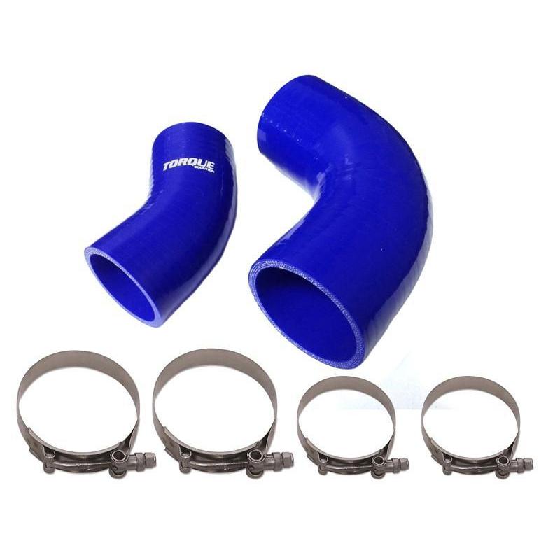 Torque Solution IC Boost Tubes Blue Mazdaspeed 3 2007-2013-tqsTS-MS-011BL-Intercooler Piping Kits-Torque Solution-JDMuscle