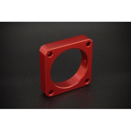 Torque Solution Throttle Body Spacer (Red) 2007-2012 Nissan Sentra SE-R Spec V-tqsTS-TBS-007R-Throttle Bodies-Torque Solution-JDMuscle