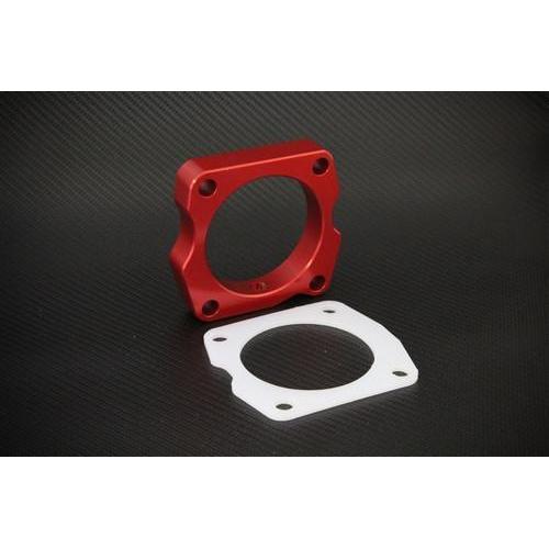 Torque Solution Throttle Body Spacer (Red) 2008+ Honda Accord 2.4L-tqsTS-TBS-017R-2-Throttle Bodies-Torque Solution-JDMuscle