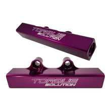 Torque Solution Top Feed Fuel Rails Purple WRX 02-14 / STI 07-18 / LGT 07-12 / FXT 06-13