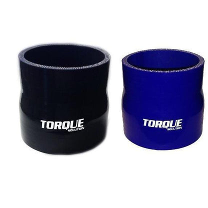 Torque Solution Transition Silicone Coupler - Universal-tqsTS-CPLR-T2225BL-Universal Hoses / Clamps-Torque Solution-2" to 2.25"-Blue-JDMuscle