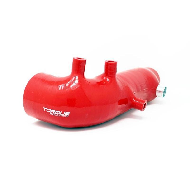 Torque Solution Turbo Inlet Hose Red 02-07 Subaru WRX / 04-19 STI / 05-09 Legacy GT / 04-13 FTX-tqsTS-SU-463RD-Turbo Inlet Hoses and Pipes-Torque Solution-JDMuscle