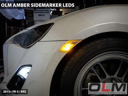 OLM AMBER LED SIDE MARKER BULB 2013-2020 FRS / BRZ / 86 | OLM-T10-AMBER