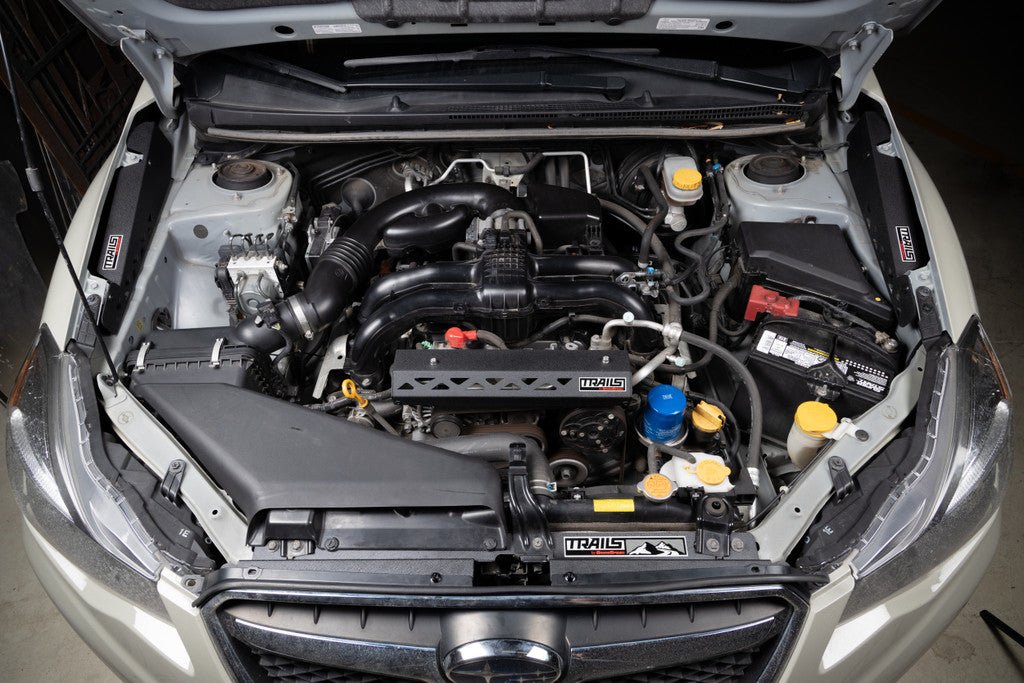 TRAILS by GrimmSpeed Pulley Cover BLACK - Subaru 13 - 17 Crosstrek | TBG114026.1 - JDMuscleEngine CoversgrmTGSTBG114026.1