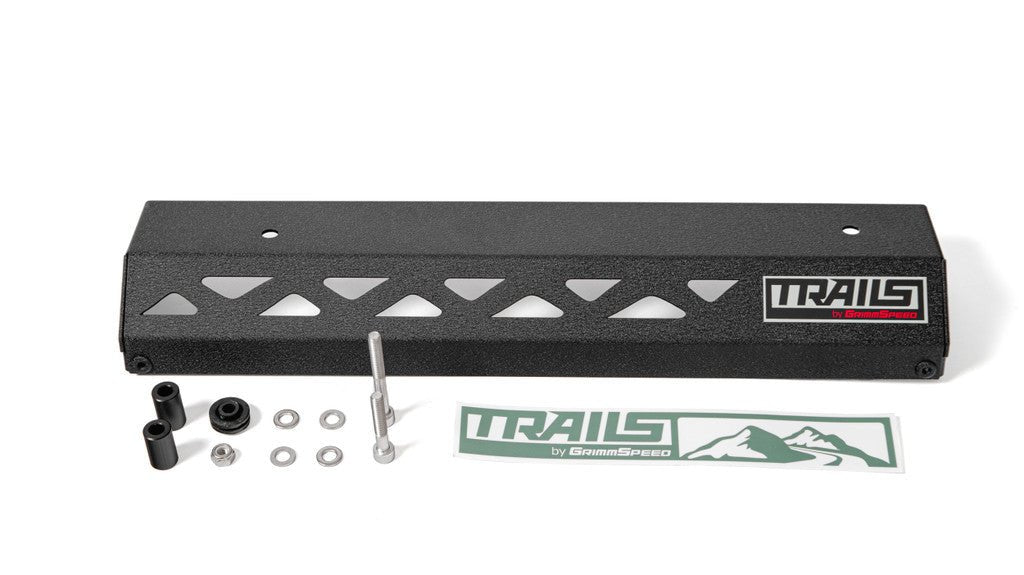 TRAILS by GrimmSpeed Pulley Cover BLACK - Subaru 13 - 17 Crosstrek | TBG114026.1 - JDMuscleEngine CoversgrmTGSTBG114026.1