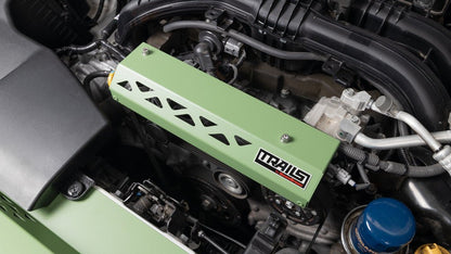 TRAILS by GrimmSpeed Pulley Cover GREEN - Subaru 18+ Crosstrek | TBG114027.3 - JDMuscleEngine CoversgrmTGSTBG114027.3